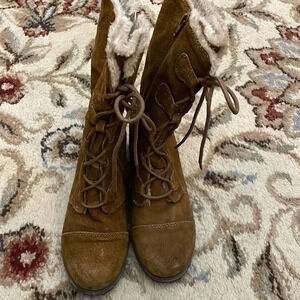 BARETRAPS Brinda Boots Size 7.5 Brown